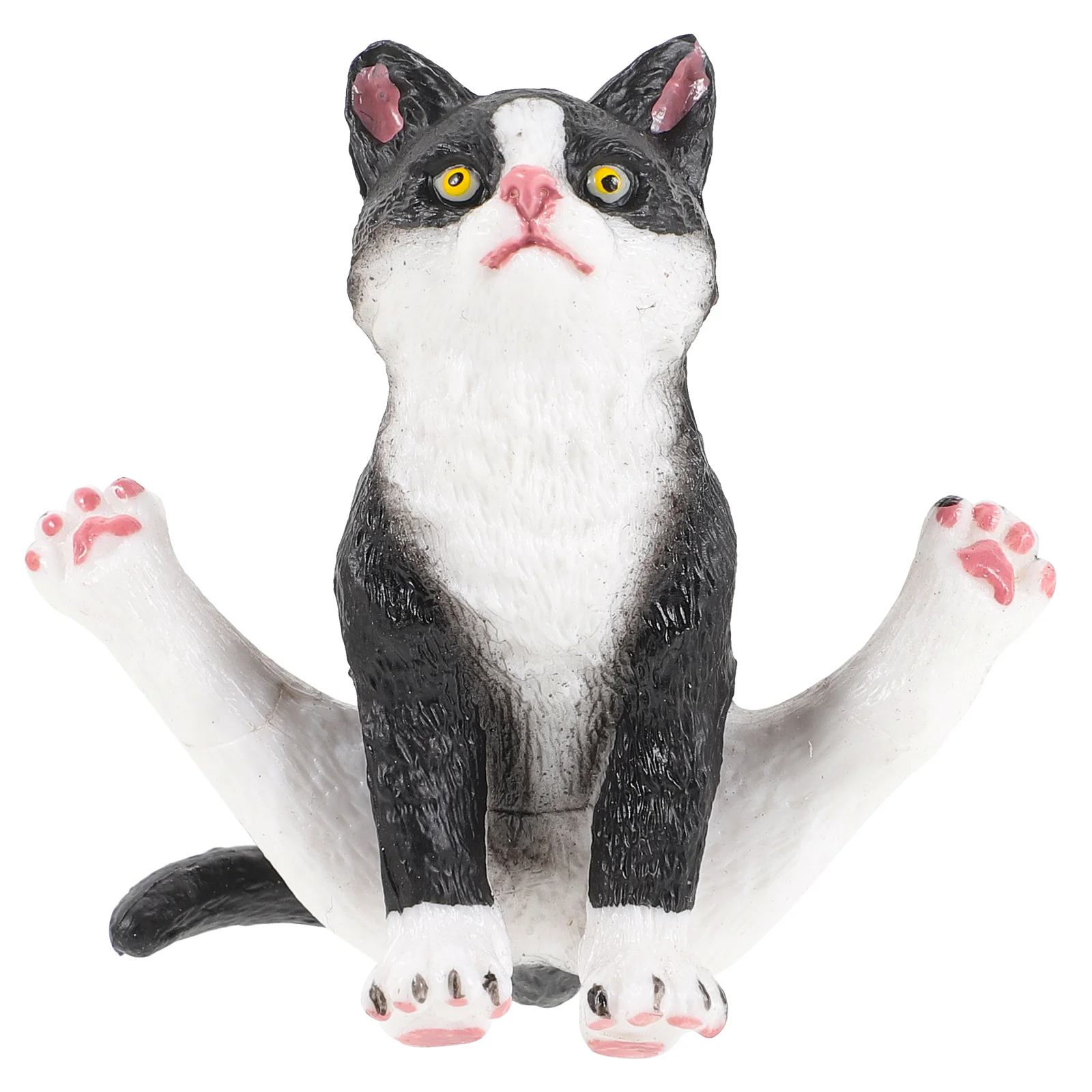 

Simulation Cat Model Realistic Small Decorative Statue Artistic Decoration Kitten Figurine Lifelike Pvc Animal Landscape