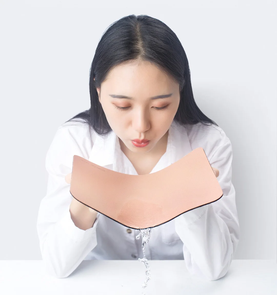 Natural Cork Portable Computer Mouse Pad Antibacterial Stain Resistant Waterproof Constant Temperature Desk Pad