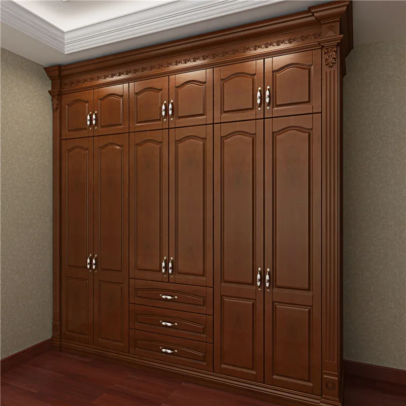 

Серия мебели для спальни: шкаф из массива красного дуба, доступный по цене, высококачественный деревянный шкаф для одежды, акция по продажам.