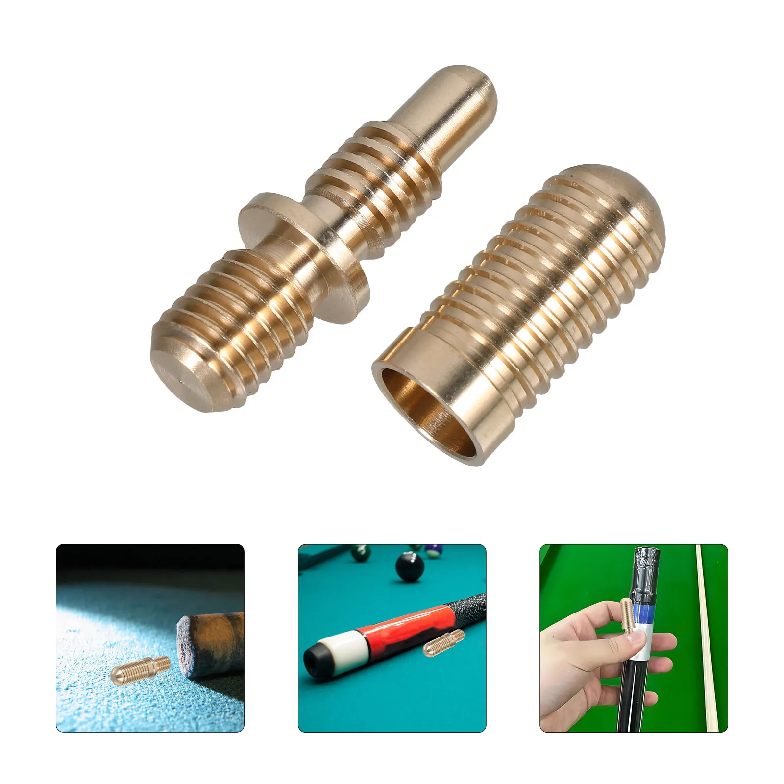 

Brass Screw Billiard Rod Joint Parts Snooker Repairing Accessories Extension Screws Billiards Extension Rod Pool Cue Joint Parts