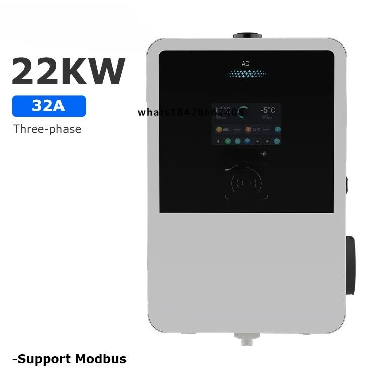 

Electrly A6 socket 11kw 32a AC electric vehicle charger Evse Type 2 CE RoHS custom new energy electric vehicle wall-mo