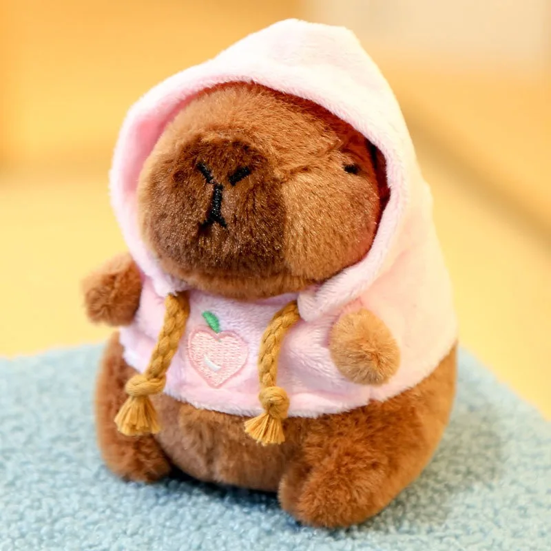 Cute Cartoon Capybara Pendant Keychain Bag Hanging image 5
