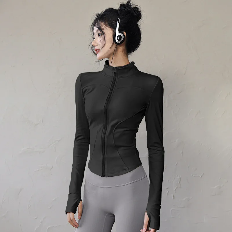Women's Lightweight Full Zip Yoga Running Jacket