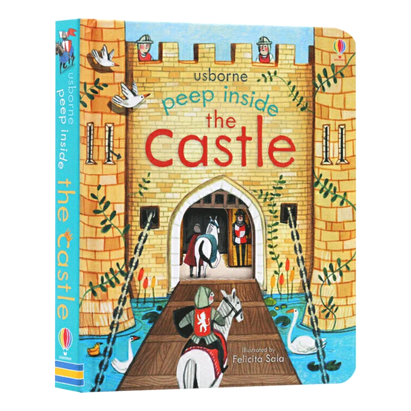 

Peep Inside The Castle, Children's books aged 3 4 5 6, English picture books, 9781409582052