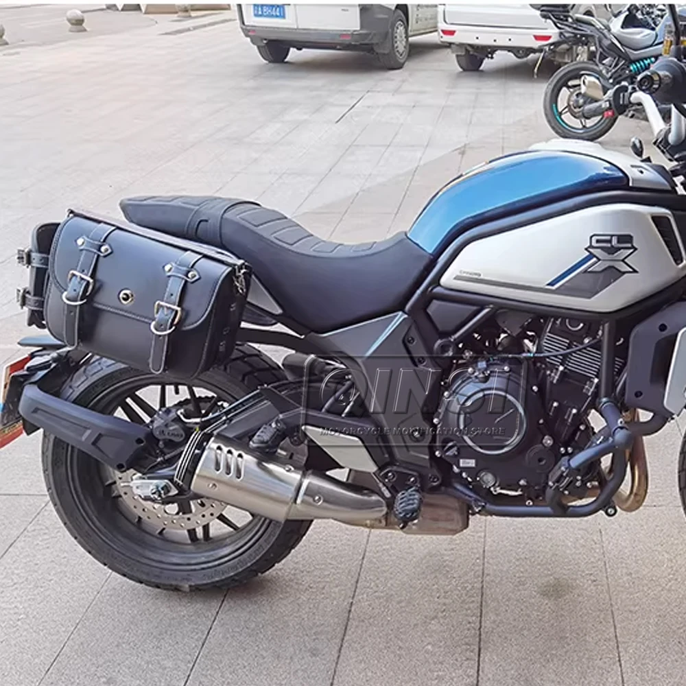 For CFMOTO CLX 700CLX CL-X 700 Side Box Waterproof Vintage Bag Clx700 Quick Disassembly Bracket Motorcycle Modification Side Box