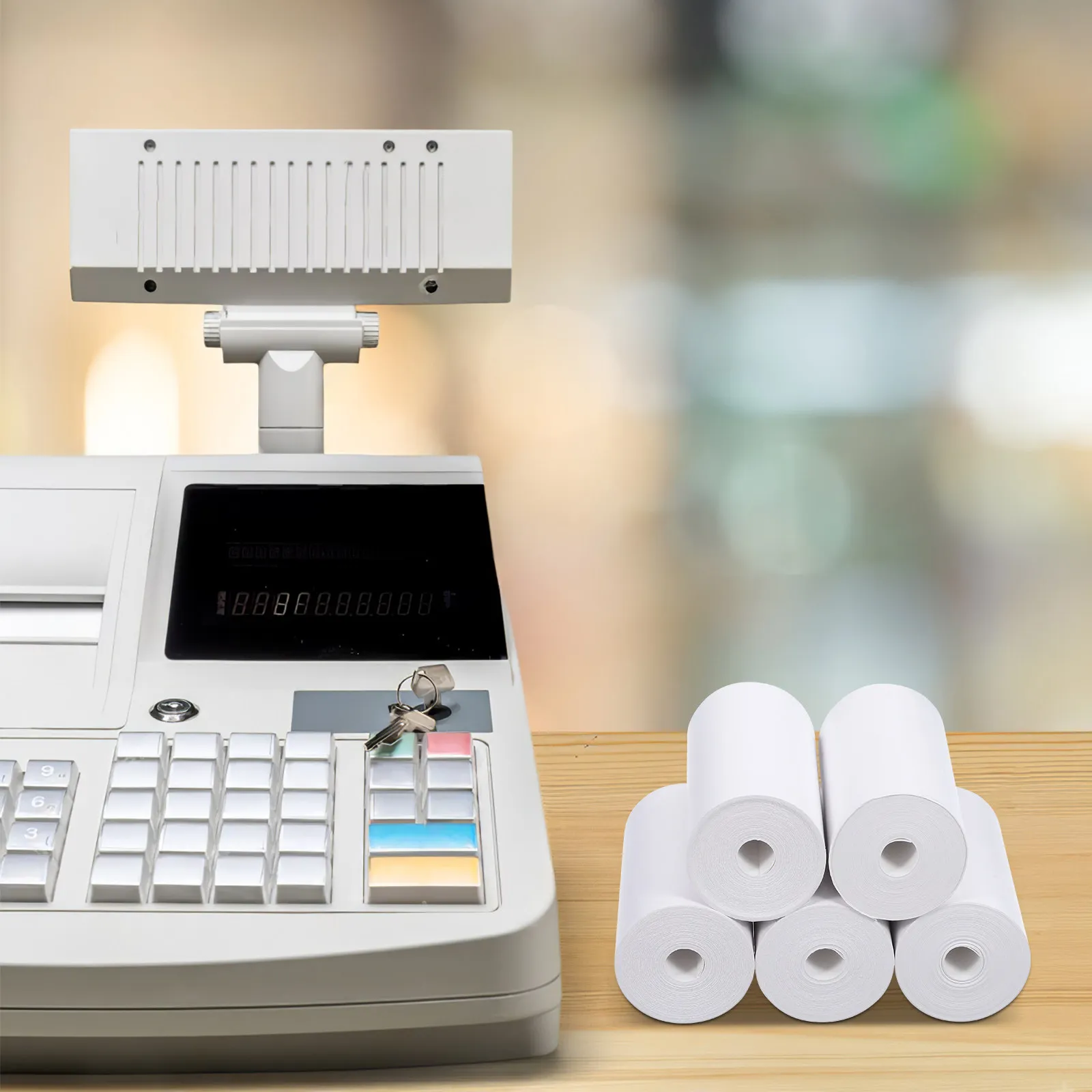 5-rolos-de-papel-termico-largura-de-57mm-comprimento-de-30-metros-papel-termico-universal-para-sistemas-pos-impressao-suave