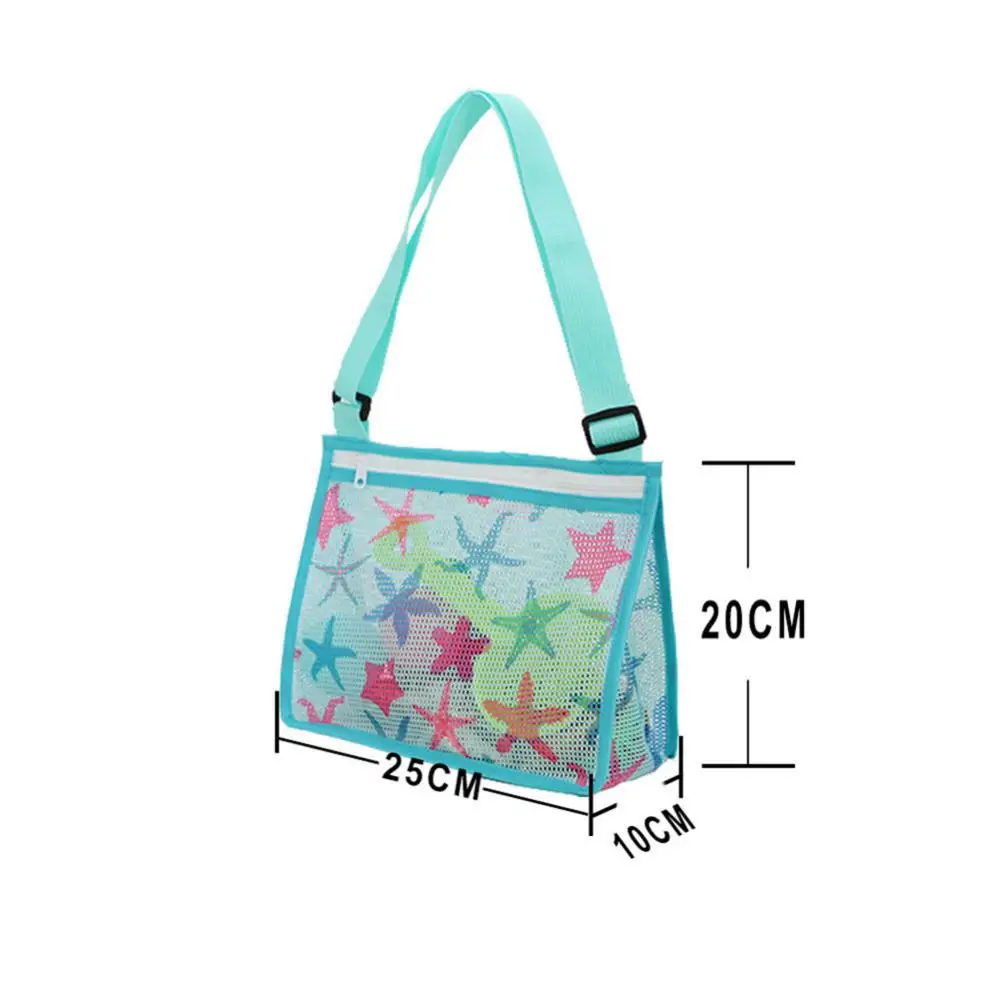 Storage Bag Easy To Carry Essential For Beach Fun Portable Popular Washable Trending Beach Toy Organizer Bag For Kids Mesh Bags