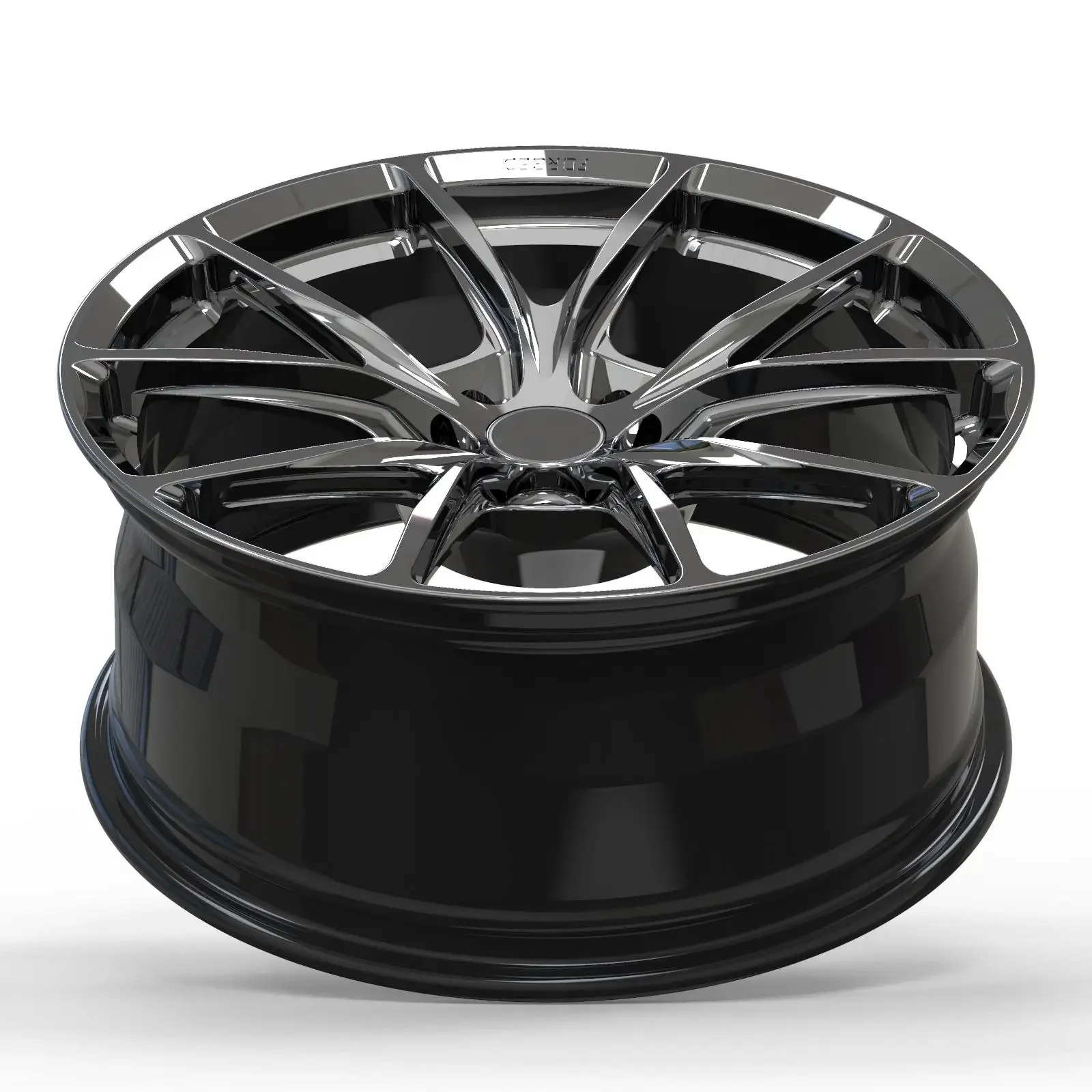 19 Inch Luxury Forged Cars Alloy Wheel Rims Multi-Spoke Polished Finish New Multiple Sizes 112mm 100mm 120mm 45mm 50mm 0mm