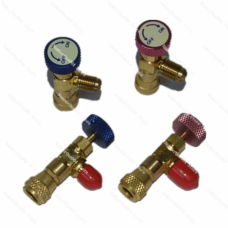 Fluorination Safety Valve R410a Antifreeze Hand Refrigerant FillingValve R22 Daikin Air Conditioner Charging Valve