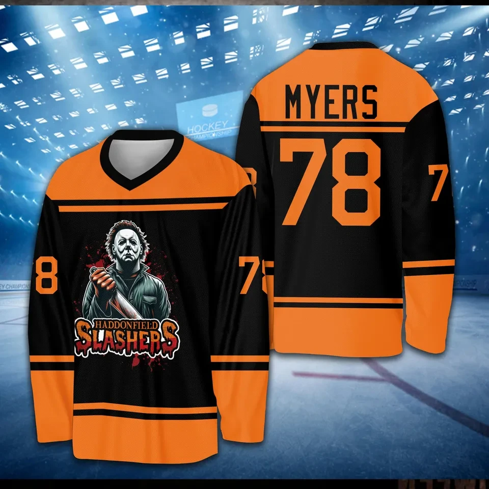 

Осенний мужской хоккейный костюм 2025 года, повседневный топ большого размера с v-образным вырезом для занятий спортом на открытом воздухе, быстросохнущий трикотаж, футболка с длинными рукавами