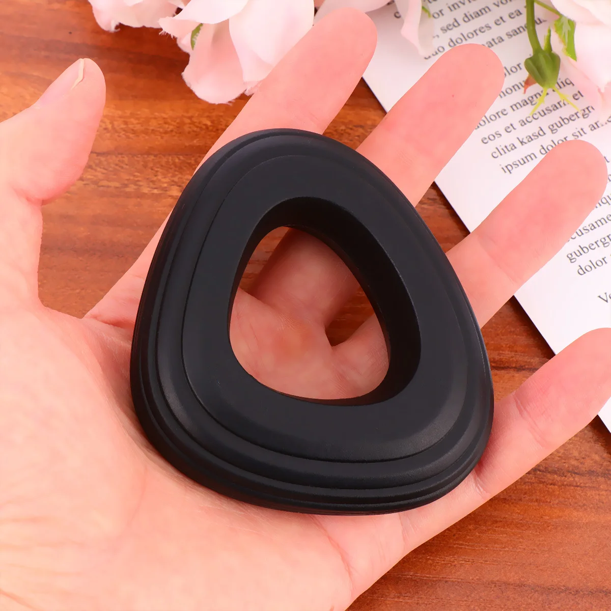 1 قطعة 60 جنيه قبضة اليد تقوية حلقة سوداء سيليكون فنجر التمارين للمعصم الساعد التدريب إعادة تأهيل الصالة الرياضية اللياقة البدنية أداة
