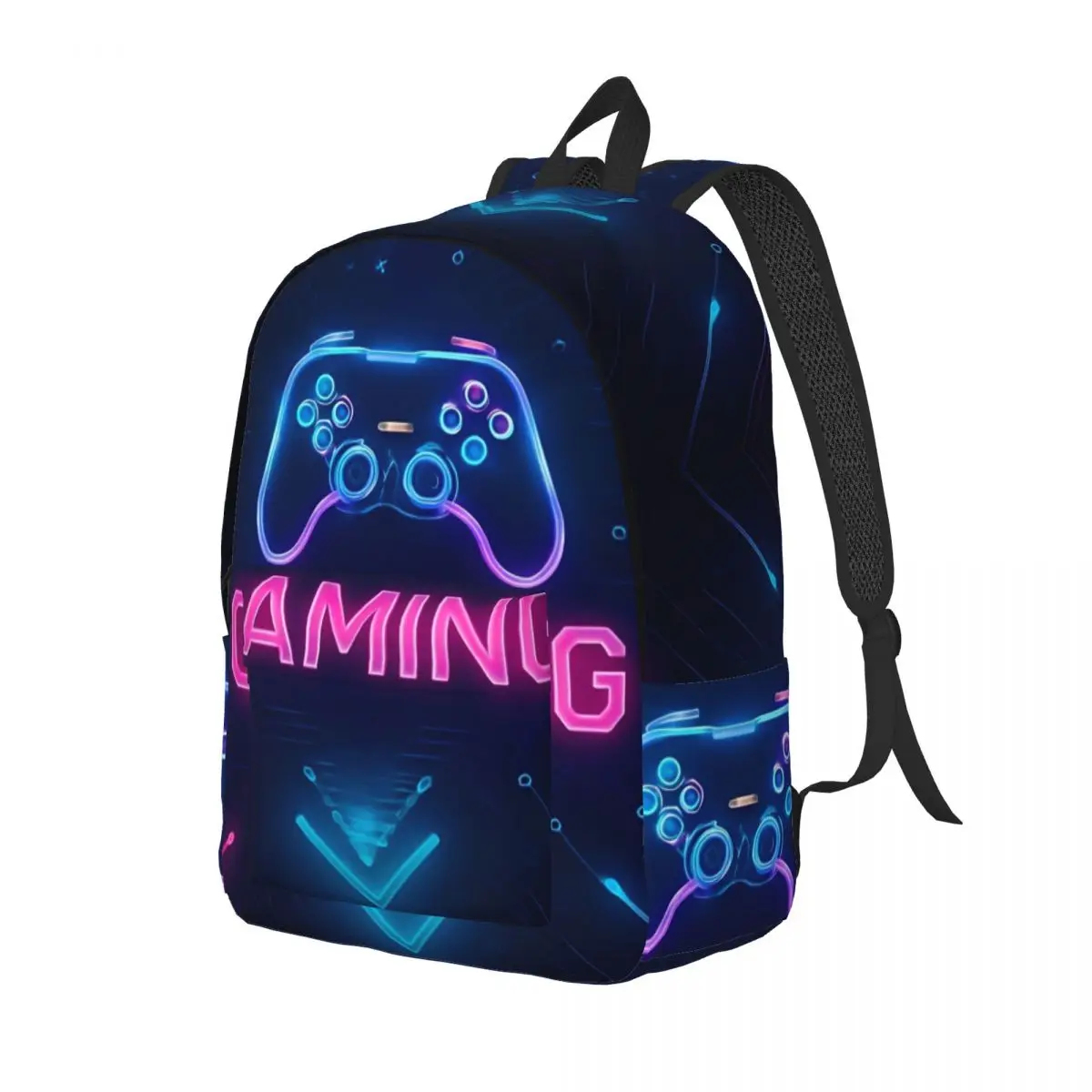 Video Game Gaming Controller Teenage Backpack Durable High School Hiking Travel Daypack for Men Women Laptop Canvas Bags
