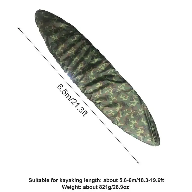 방수 야외 낚시 보트 커버, 뛰어난 보호 UV 방지 보트 커버, 다양한 크기의 카약 커버