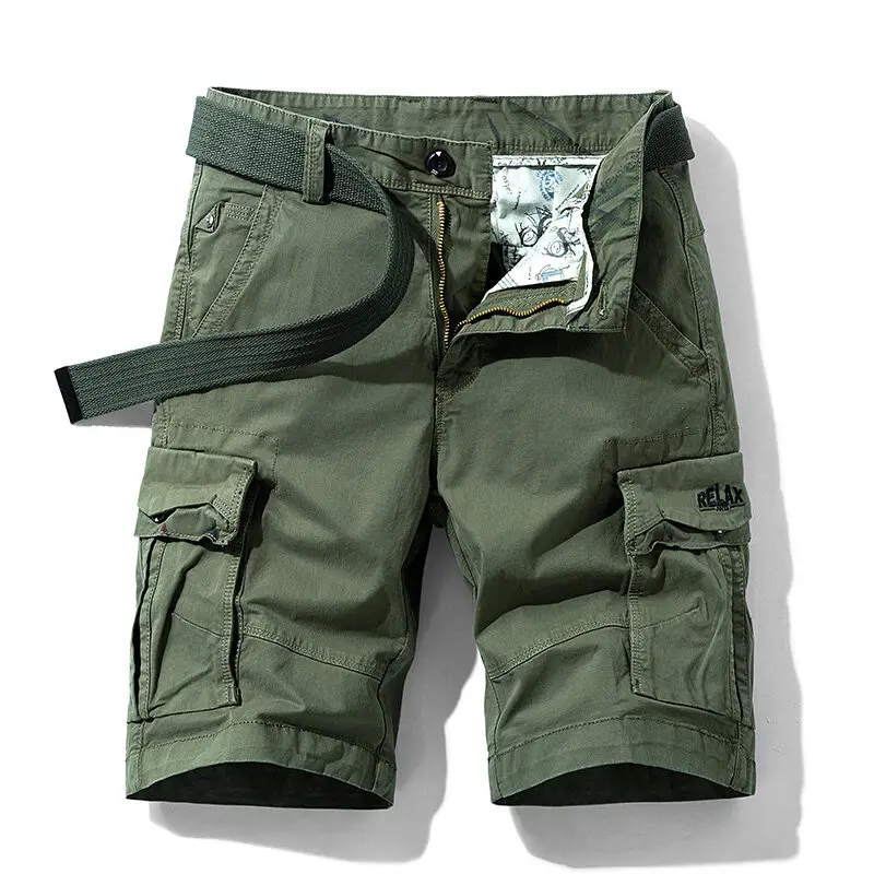 

Men's workwear shorts 2025 summer men's outdoor casual pants American workwear shorts men's loose middle pants casual pants