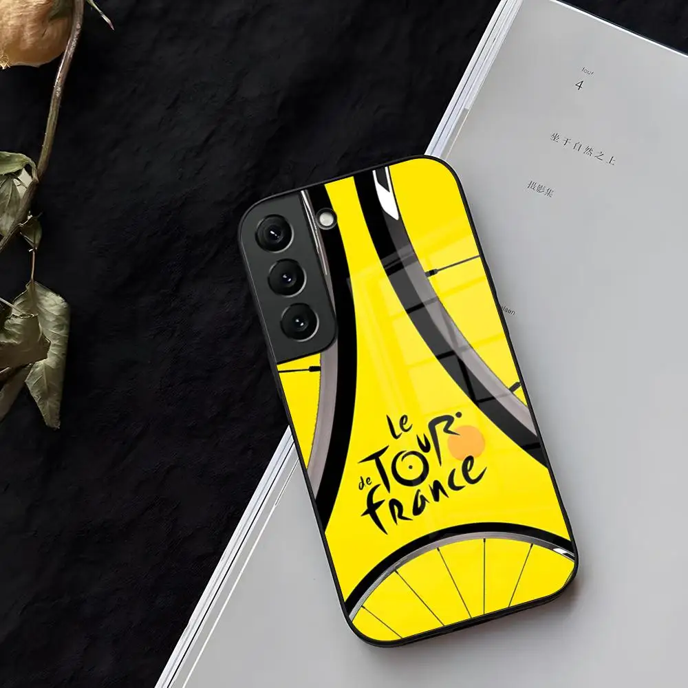 Tour De F-France Bike Phone Case Glass For Samsung S26 S25 S24 S23 Ultra Fe Plus A16 A17 A37 A57 A15 A25 A35 Cover