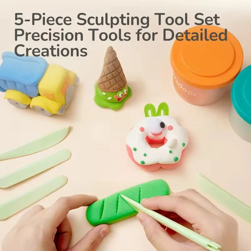 미디어 24/36색 에어리 펀 클레이 창의적인 초경량 클레이 무향 플레이 도우 어린이 교육용 장난감 3세 이상