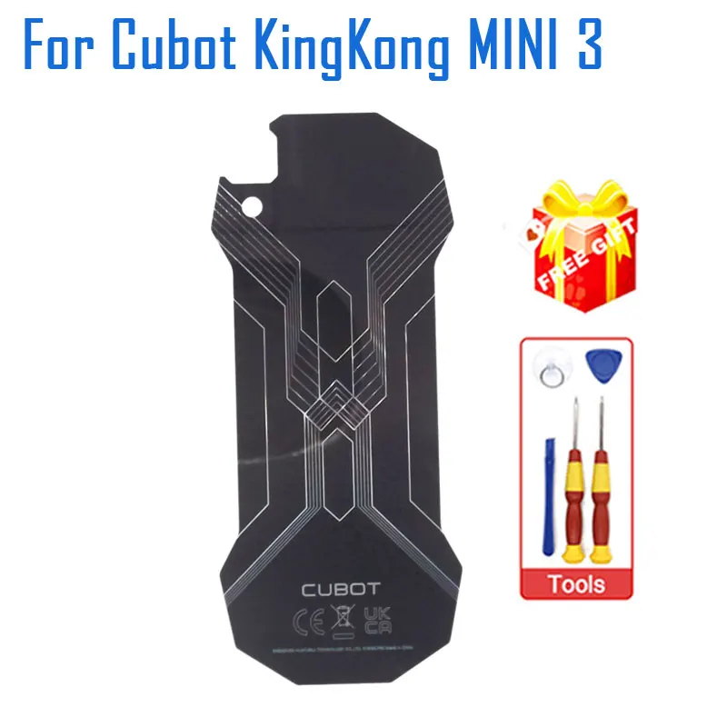 Nowa oryginalna pokrywa baterii Cubot KINGKONG MINI 3, szklana płytka, akcesoria do smartfona Cubot KING KONG MINI3