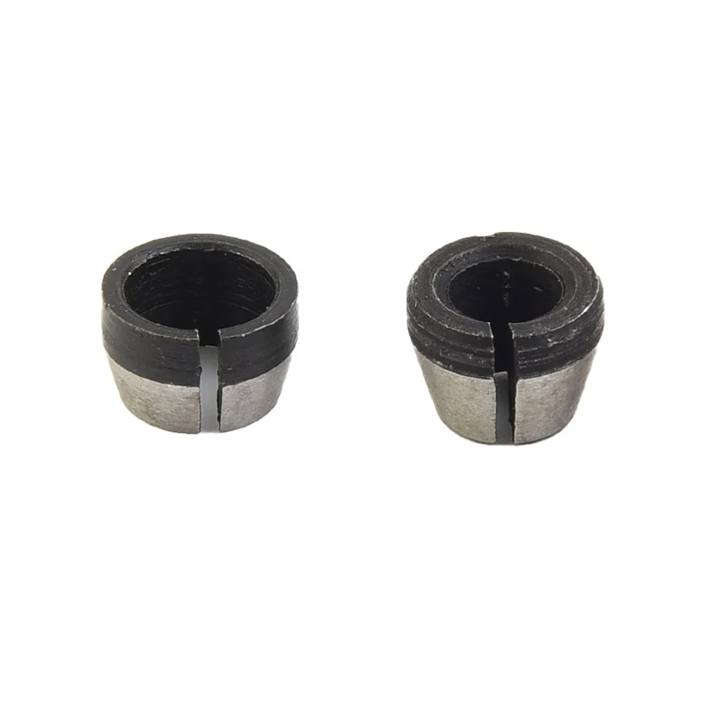 22111 Juego de 6 adaptadores de pinza de 6/6.35/8mm para fresadora, mandril de grabado y recorte, accesorios para fresadora eléctrica