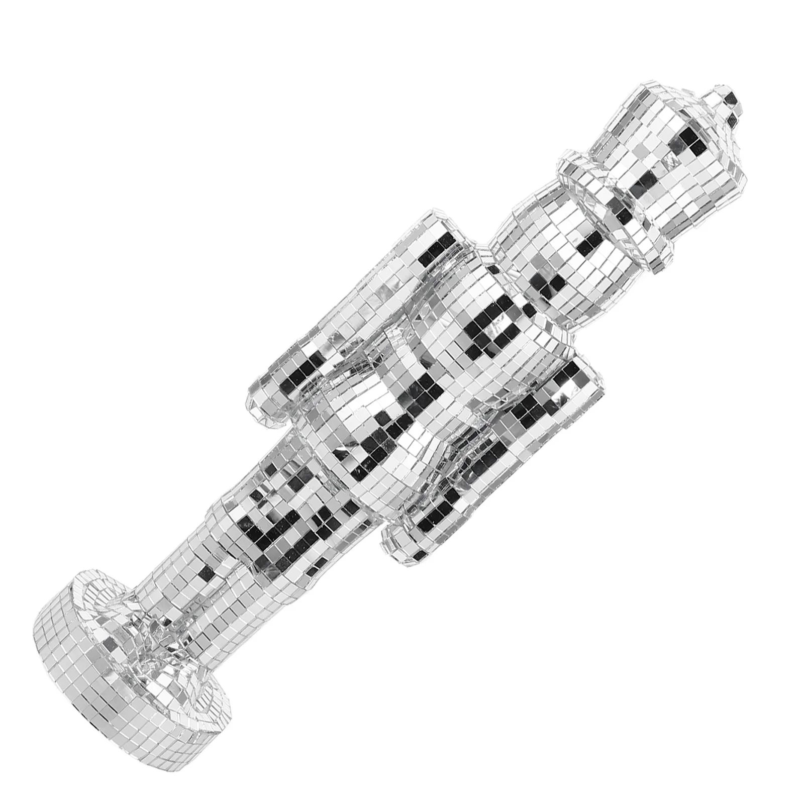 

34Cm Glass Nutcracker Christmas Decor Unique Handcrafted Holiday Centerpiece for Living Room Mantel Display Nutcracker Decor