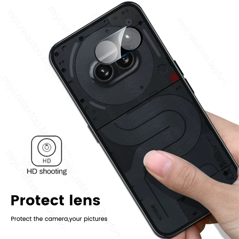 1-3Pcs 3D Curved Tempered Glass Camera Lens Protector Case For Nothing Phone (2a) 5G Camera Protective Glass On NothingPhone 2a