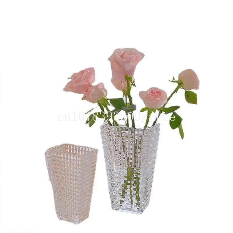 

Big Size Glass Nordic Vase Crystal Office Accessories DecorationHome Decor Wedding Flower Decoration Vase