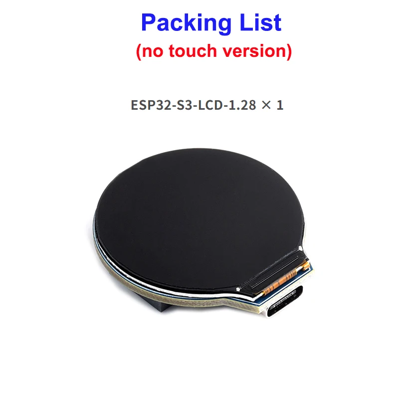 Kép 7: Waveshare ESP32-S3 1.28 hüvelykes touchscreen Futam kijelző fejlesztési Deszka 240X240 Képpont GC9A01 vezető számára arduino Jászkeszeg micropython