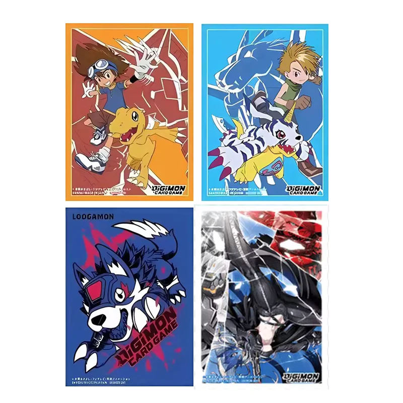 66X92Mm 60Pcs/set Diy Self Made Yagami Taichi Dtcg Card Sleeves Beelstarmon Ptcg Card Protective Cover Game Anime Card Sleeves