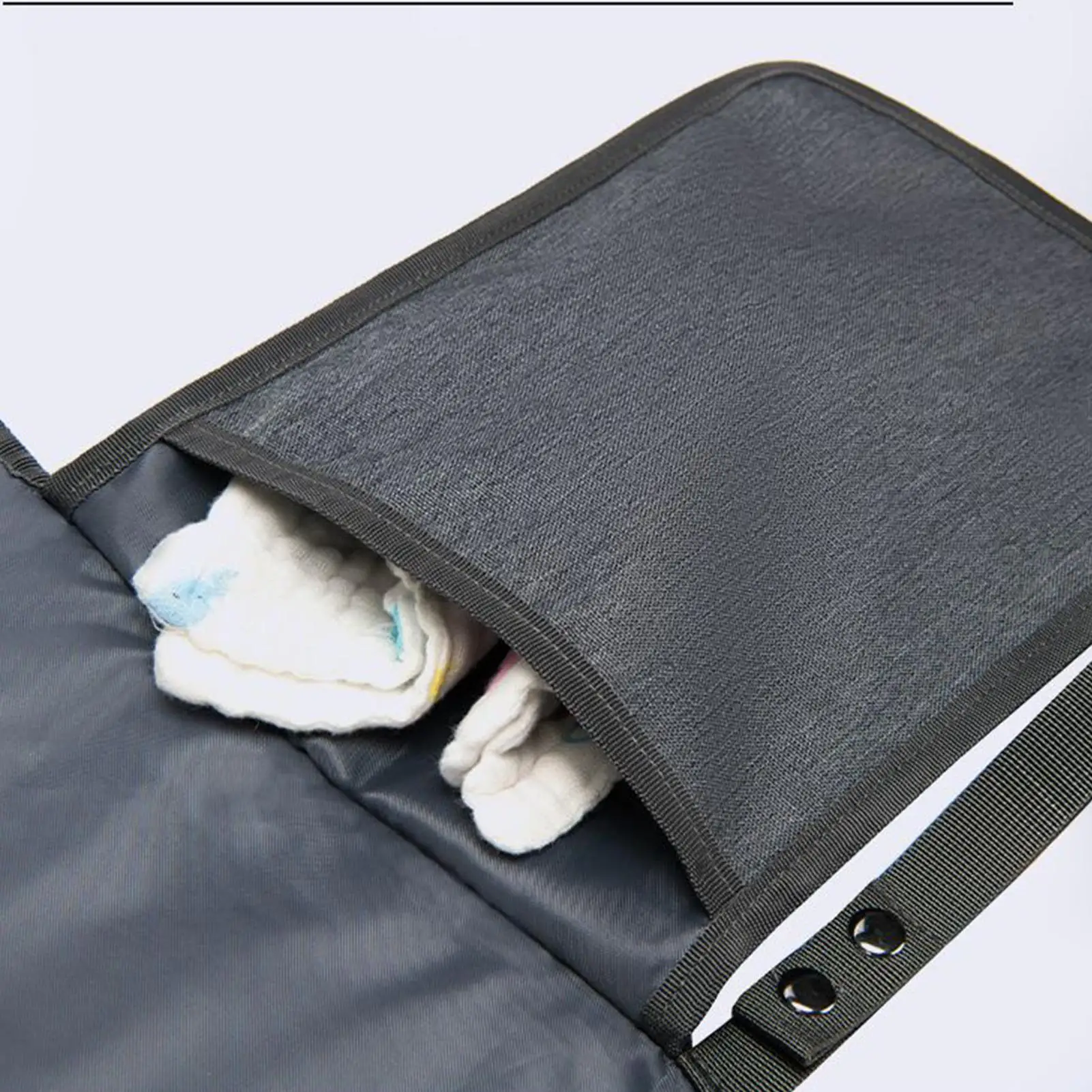 حقيبة حفاضات للنساء، منظم تخزين مقاوم للماء، حقيبة حفاضات الأطفال مع وسادة تغيير الحفاضات للاستخدام اليومي والسفر على الشاطئ والرحلات القصيرة للعائلة