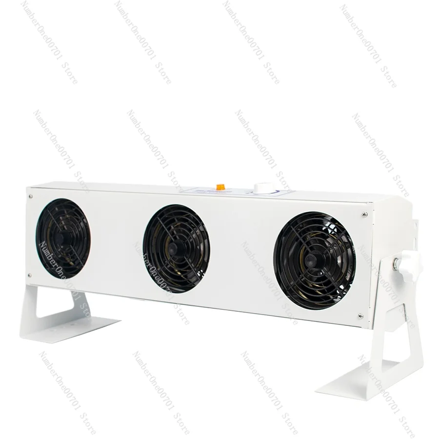 Ionizing Fan Hanging Three-Head Ion Fan Destatic Electric Dust Removal Fan Industrial Electrostatic Eliminator