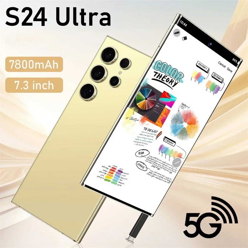 

S24 Ultra original 5G smartphone 7.3HD high-definition camera with stylus 256GB