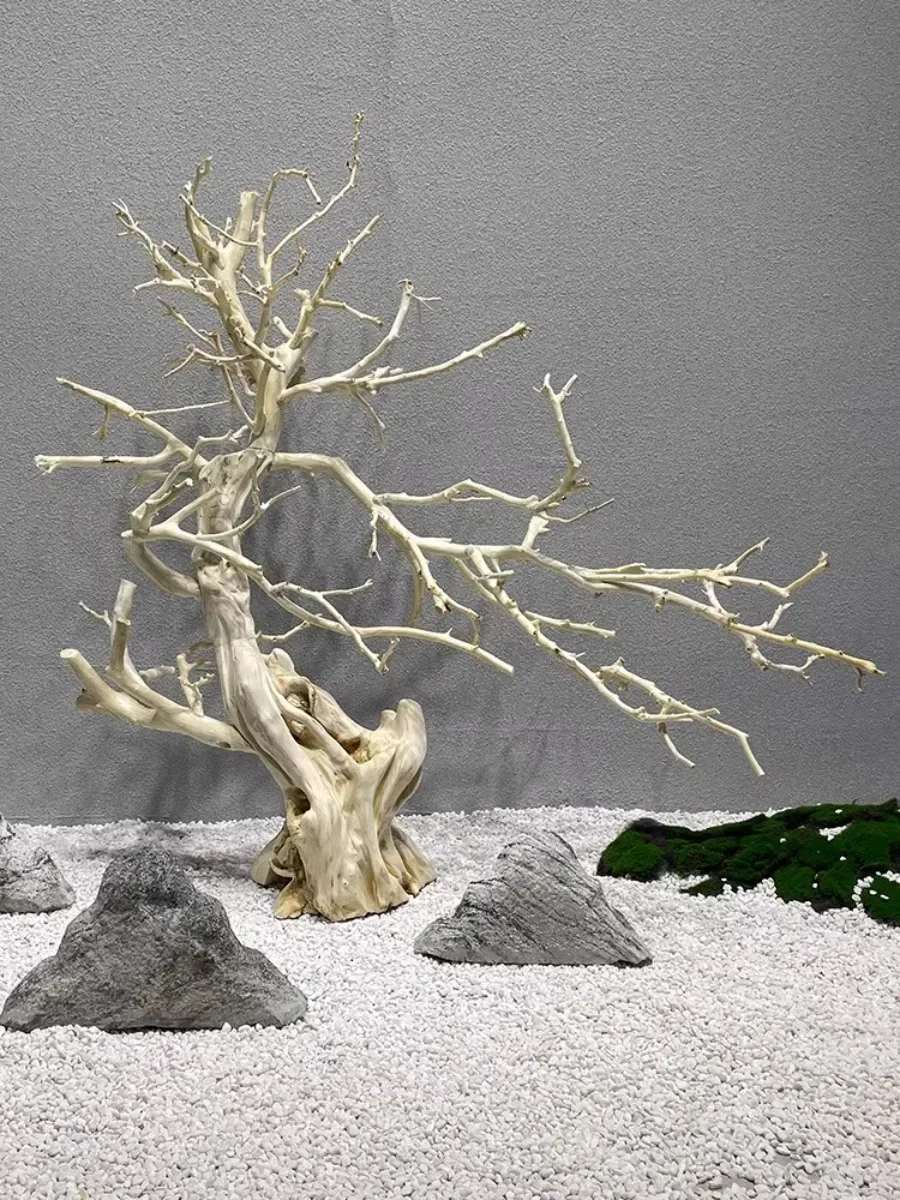 Simulation Root Carving Deadwood Welcome Pine Indoor Modeling Fake Trees Dry Landscape Soft Decoration Zen Ornament