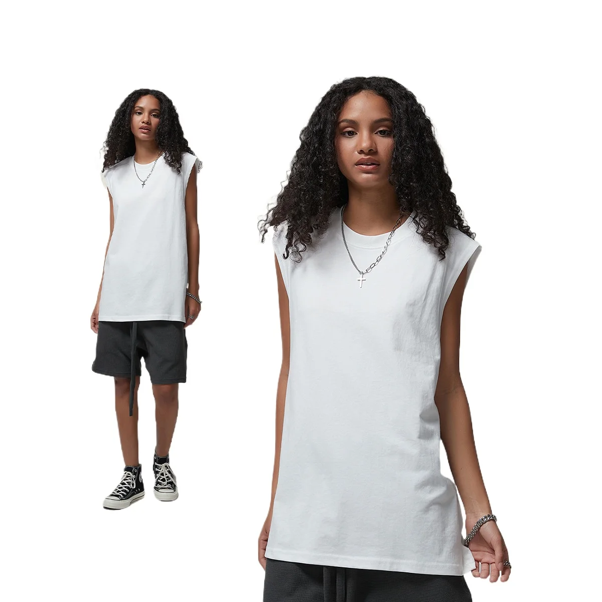 Custom LOGO women's 2026 summer new 190G zero-feeling quick-drying cotton polyester basketball sports fitness vest couple vest