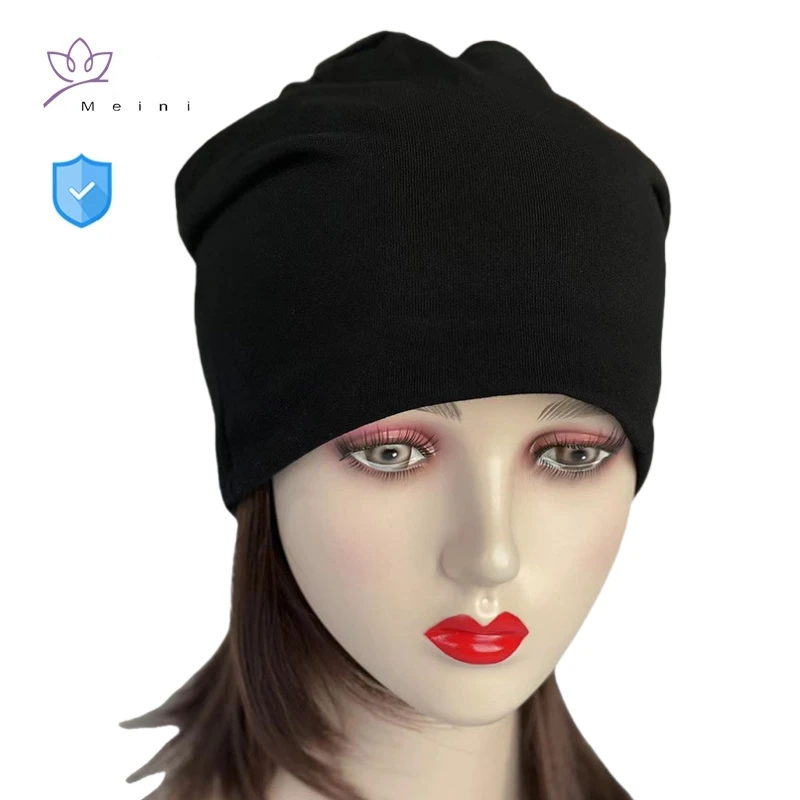 

Authentic electromagnetic radiation protective 100% silver fiber lining knitted hat Mobile phone, computer EMR shielding caps