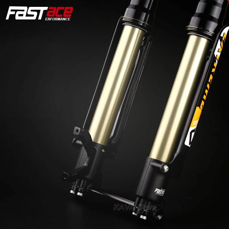 Fastace ALX13RC 1.0/2.0 Front Fork Hydraulic Suspension Electric Dirty Bike Rear Shock 265mm for Surron Talaria Sting Gold