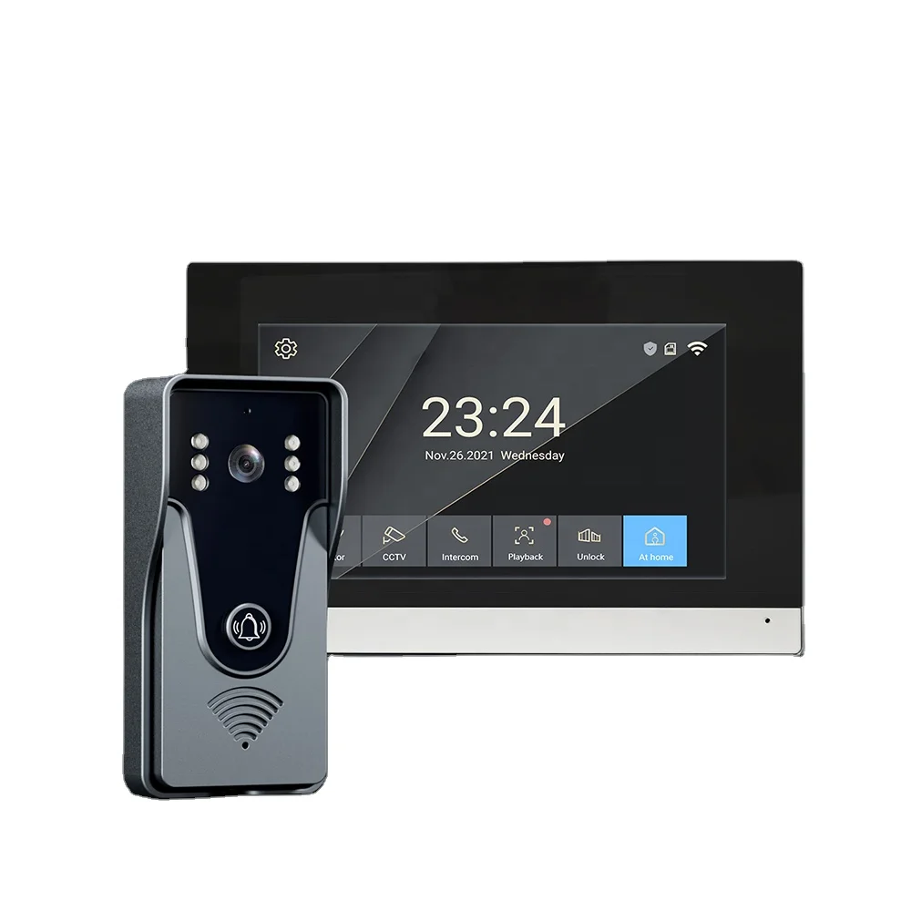 Smart Video Door Phone Dynamic Facial Recognition Access Control System Waterproof IP65