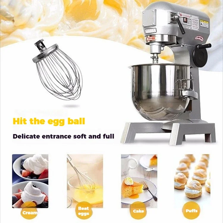 

Коммерческий электрический планетарный миксер-вакуумный тестомес для выпечки, 40 л, 20 л, 10 л, с функцией автоматического взбивания яиц