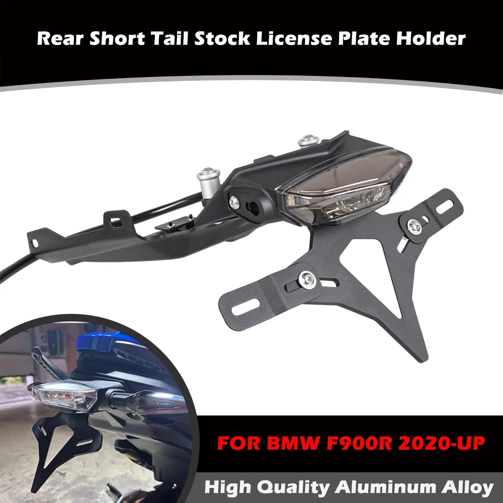 

FOR BMW F900R F 900 R 2020-UP High QualityMotorcycle Rear Short Tail Stock License Plate Holder Tailstock Bracket LED Light