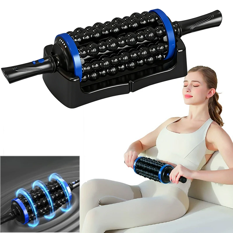 

Электрический массажный ролик для расслабления мышц, фасциальный массажер, перкуссионный массажер для тела, массажер для ног и стоп