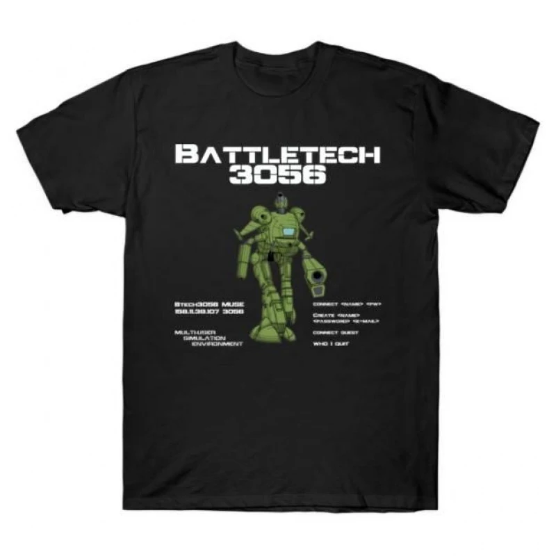 

MUSE Marauder II Mechwarrior MWO Mech Combat RPG Gift t shirt Tech Robot Fighter Battletech Graphic clothes All size tops