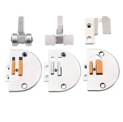 Industrial Sewing Machine Flat Template Needle Position Including Double Wheel Plastic Roller Presser Foot Black Rubber