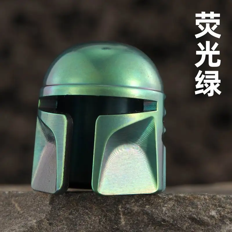 

1PC EDC Mandalorian Titanium Alloy Knife Bead Paracord Bead Necklace Pendant Finger Set Toy Star Wars