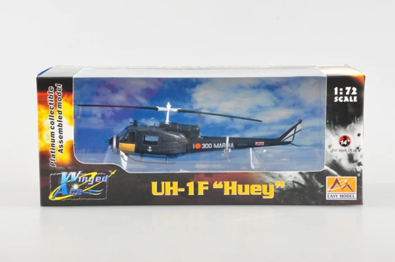 Easymodel 36919 1/72 Huey Helicopter UH-1F Spanish Marine Corps Plastic Finished Military Static Fighter Model Collection Gift