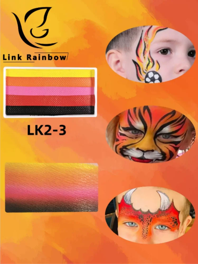 Hot Rainbow Split Cakes 20g Body Art Face Painting Water-based Holiday Adults Kids Cosplay Fancy Dress Costumes Stage Hot Sell