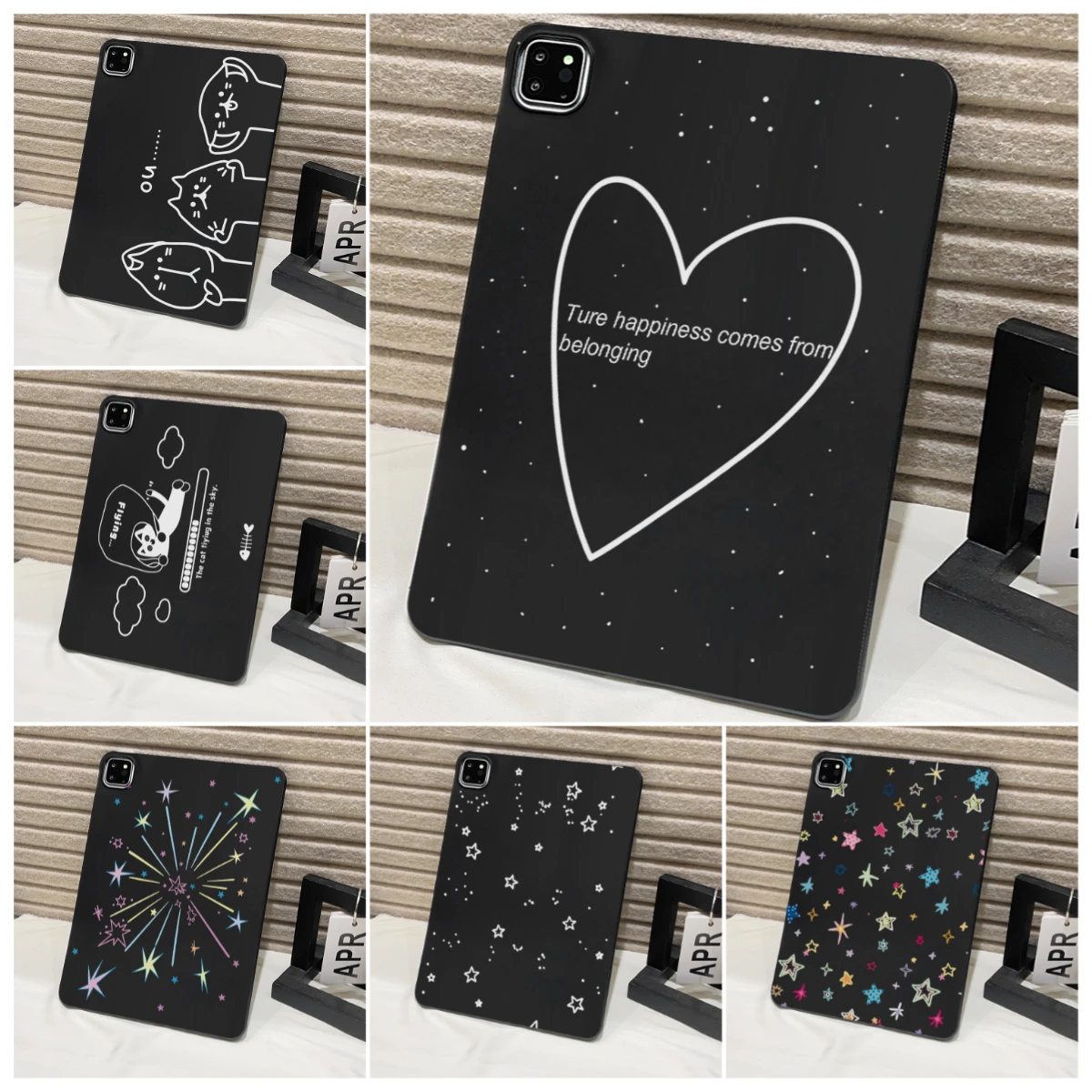 

Чехол для планшета White Heart Shape & Text Frosted для Samsung Galaxy Tab A9 Plus A9 A11 A8 A7 Lite S6 Lite S7 Plus S7 S8Ultra S9 Case