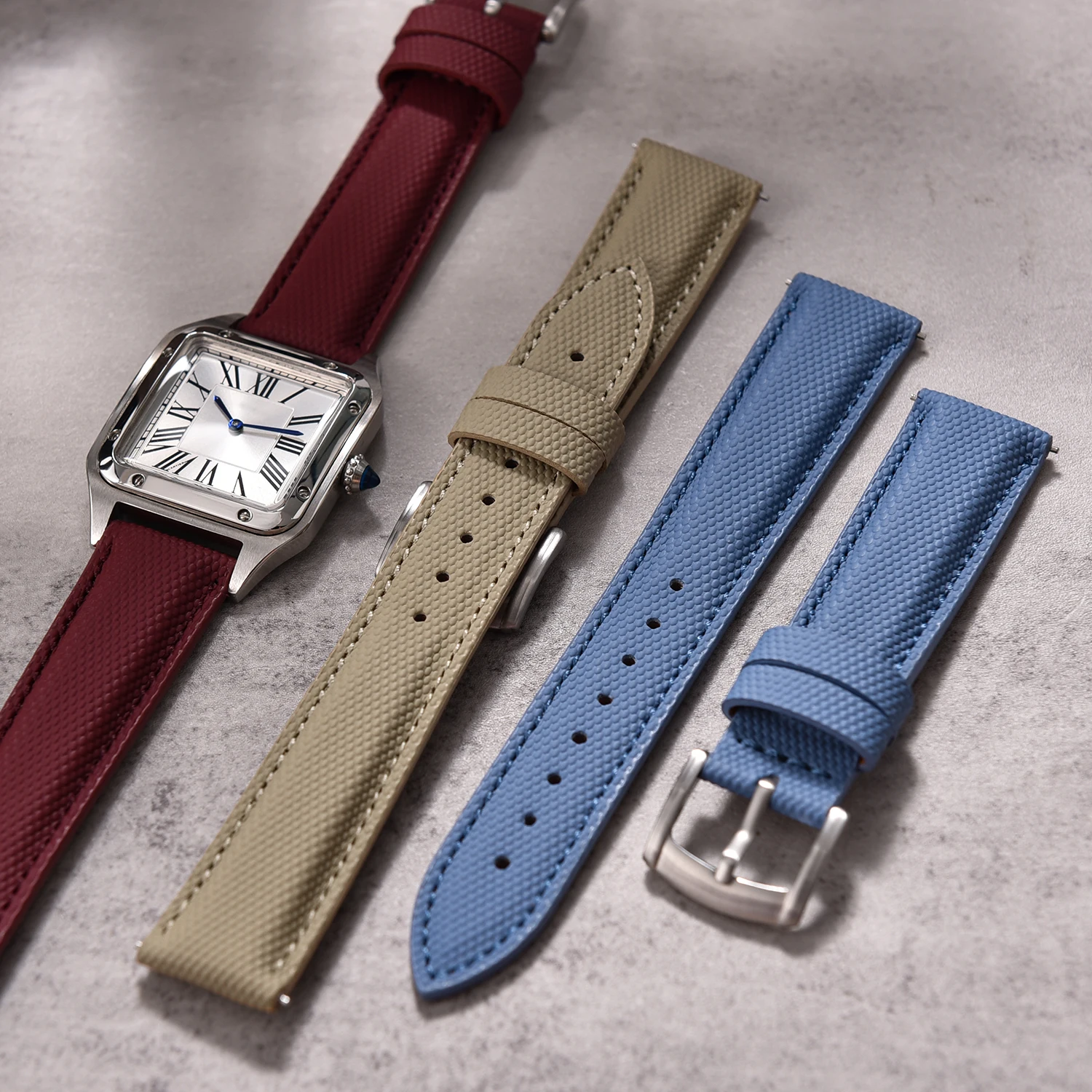 สายนาฬิกาไนลอนแบบผ้าใบ 18 19 20 22 มม. สายนาฬิกาหนังแบบปลดเร็ว สำหรับนาฬิกาโอเมก้า ไซโก้ ทิสโซต์ สายนาฬิกาอเนกประสงค์