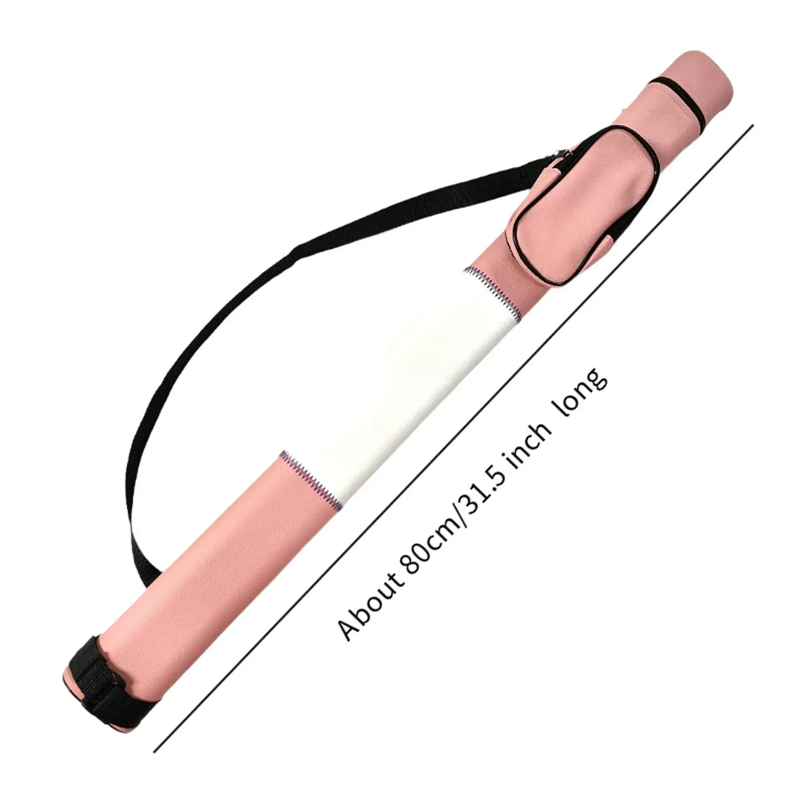 

Billiard Cue Rod Box with Shoulder Strap Handle Organizer Equipment Cue Storage Pouch Billiard Pool Cue Bag for Travel Outdoor