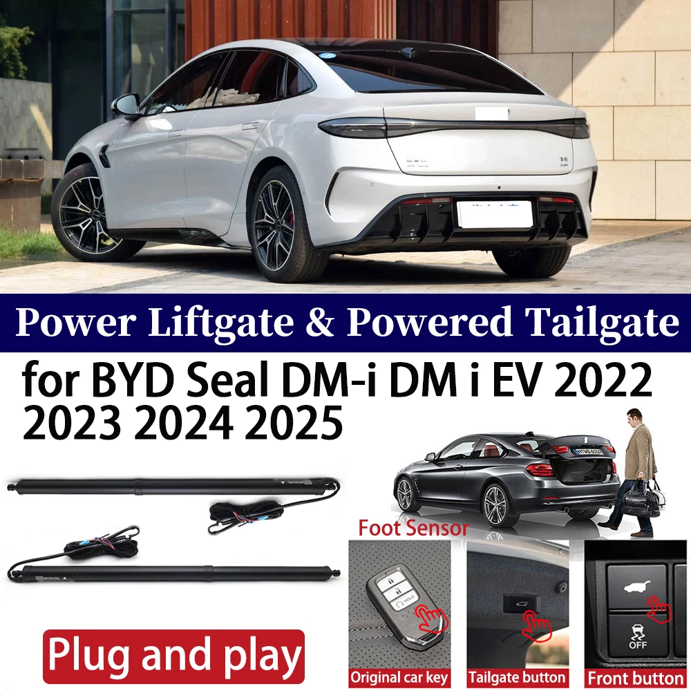

for BYD Seal DM-i DM i EV 2022 2023 2024 2025 Car Auto Power Electric Tailgate Liftgate Lift Trunk Closer System Boot Lift Motor