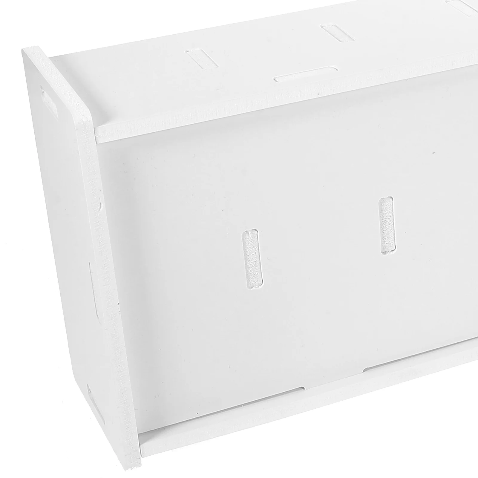

White Multilayer Business Storage Case Desktop Organizer Stand Box Holder for Office School Hospital Business Case