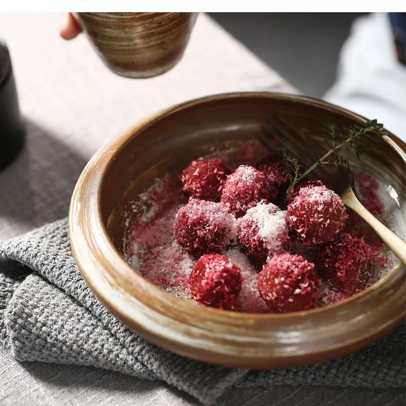 

Japanese-style ceramic personality stoneware tableware rice household noodle soup inch