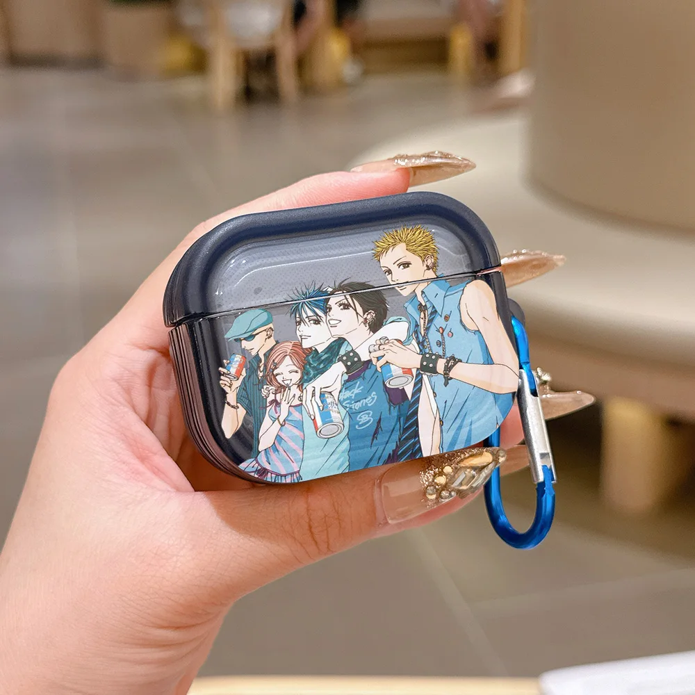 Nana【AirPods Pro】 Anime N-NANA Translucent Silicone Case for Airpods 4 3 Pro 2 1
